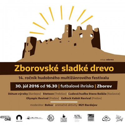 Zborovské sladké drevo 2016