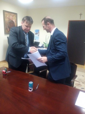 Podpis zmluvy Gmina Dubiecko